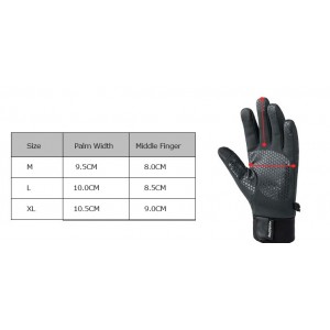 Зимові флісові рукавиці Naturehike розмір XL чорні (NH19S005-T)