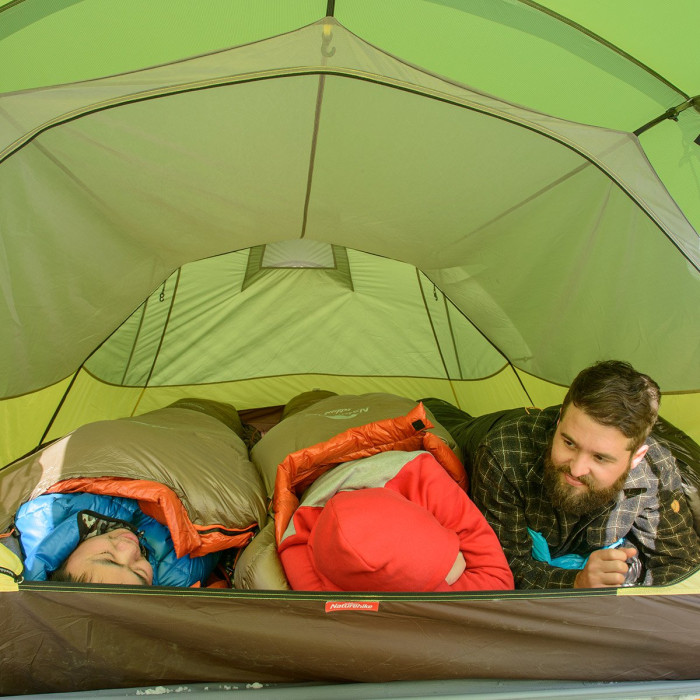 Тримісний намет Naturehike Opalus 3 зелений (NH17L001-L)