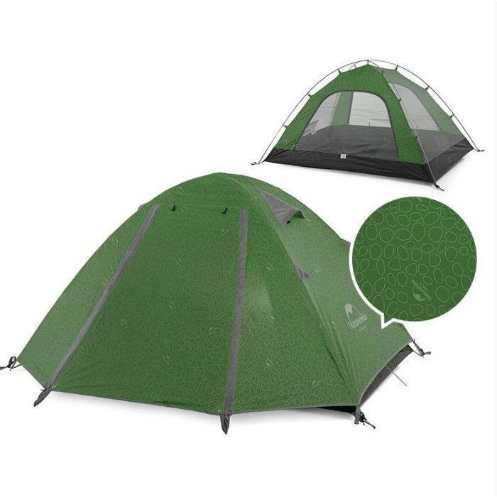 Чотиримісний намет Naturehike P-SERIES 4 зелений NH18Z044-P