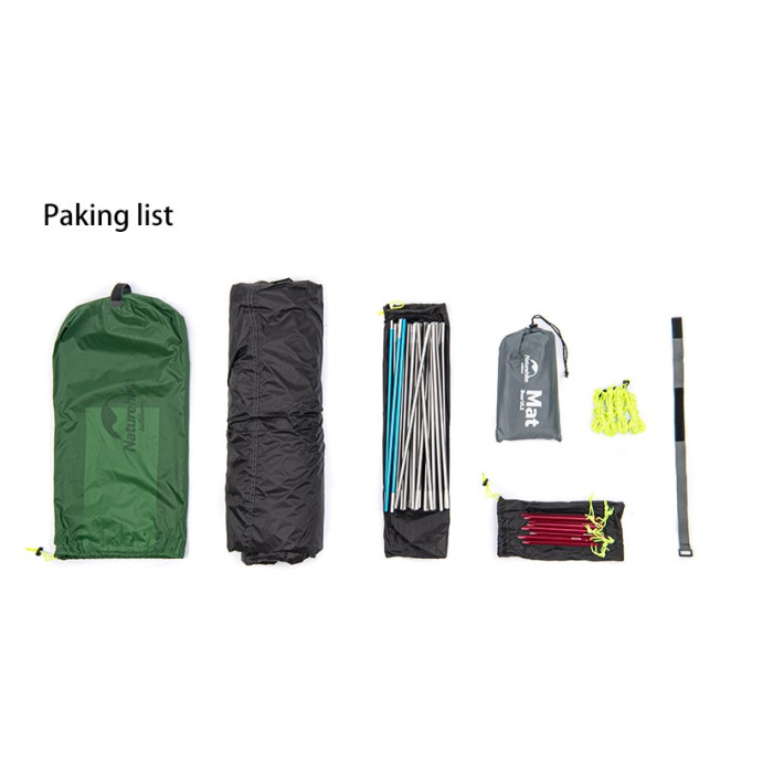 Двомісний намет Naturehike Bear-UL 2 синій (NH20ZP108)