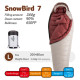 Спальник пуховий Naturehike Snowbird 7 розмір L бежевий (NH20YD001)