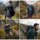 Рюкзак туристичний Naturehike 40 + 5 л чорний (NH20BB113)