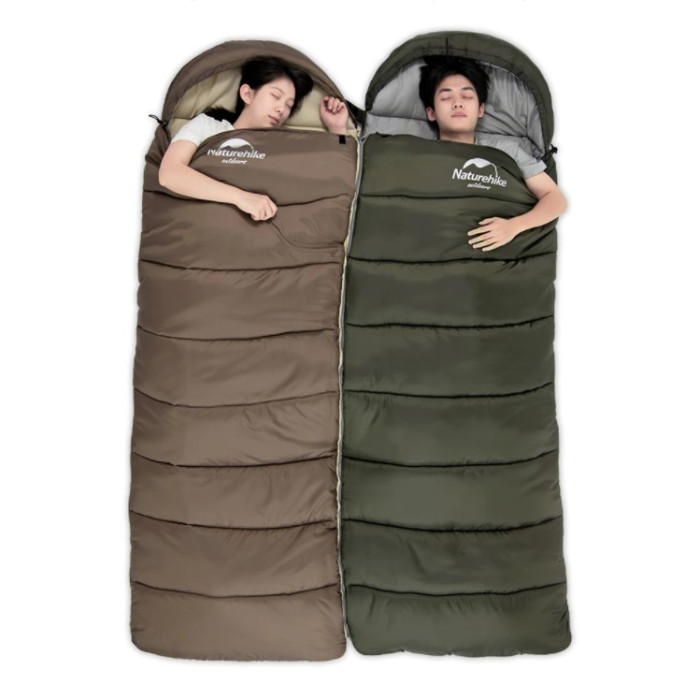 Спальник Naturehike U150, зелений (NH20MSD07)