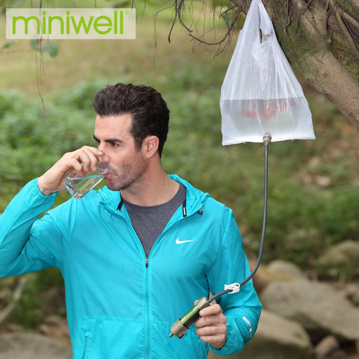 Портативний похідний фільтр для води Miniwell L630 ресурс 2000 л (Оригінал, оновлена версія)