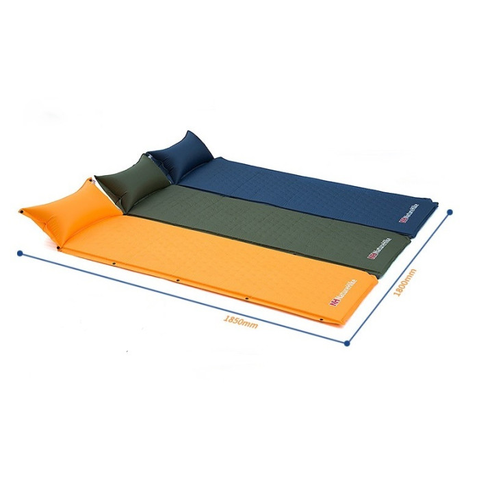 Килимок самонадувний Naturehike розмір 185 x 60 см блакитий (NH15Q002-D)