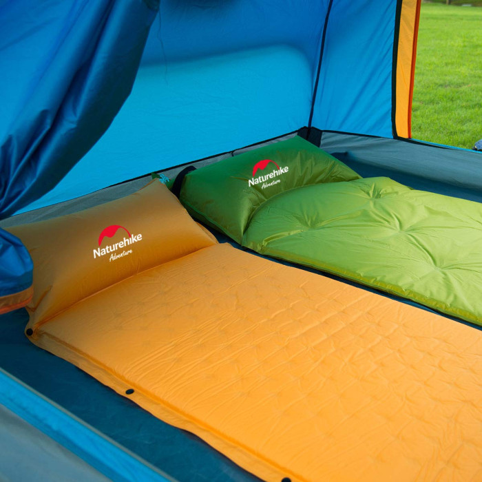 Килимок самонадувний Naturehike розмір 185 x 60 см блакитий (NH15Q002-D)