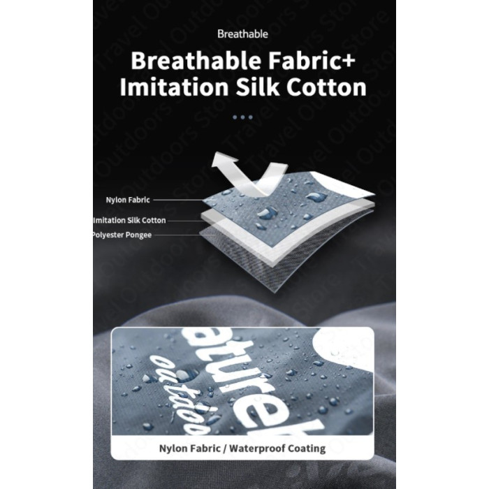 Спальник Naturehike LW180 коричневий розмір M (NH21MSD09)