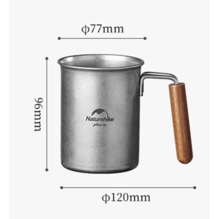 Кружка Naturehike із нержавіючої сталі 350 мл (NH21SJ001)