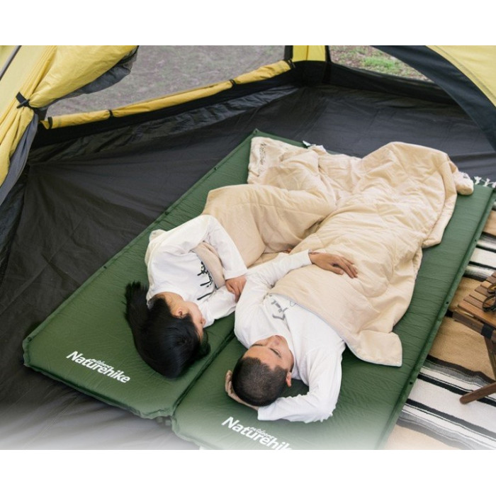 Килимок самонадувний Naturehike D03 колір сірий (NH20DZ003)