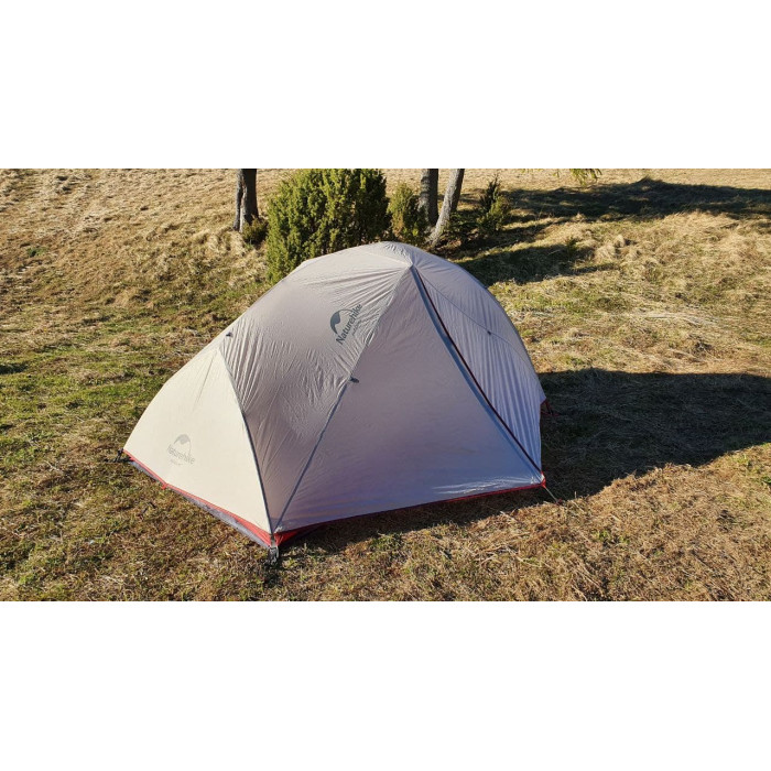 Двомісний намет Naturehike Star River 2 поліестер 210T сірий (NH17T012-T)