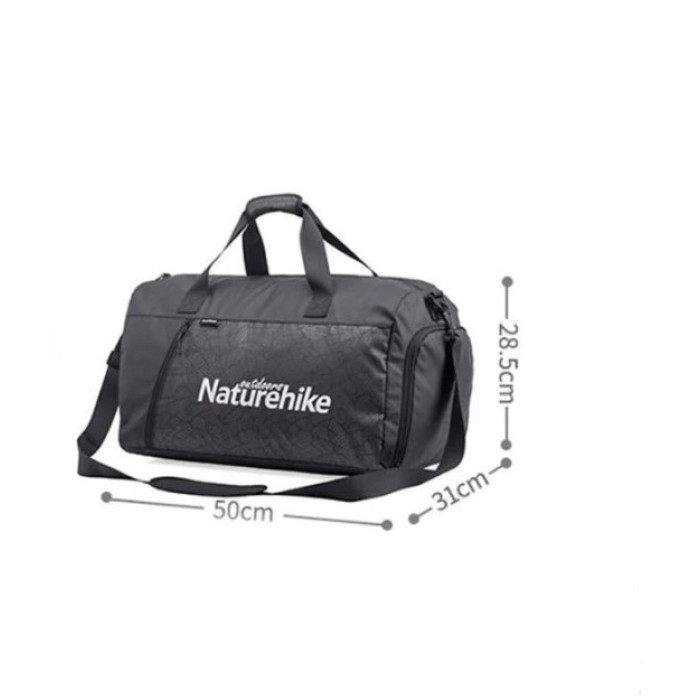 Спортивна сумка Naturehike розмір L сіра (NH19SN002)