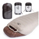 Спальник пуховий Naturehike Snowbird 2 розмір М бежевий (NH20YD001)