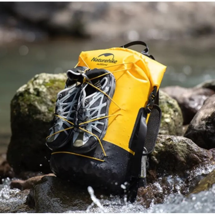 Рюкзак водонепроникний Naturehike 20 л, жовтий (NH21FSB04)