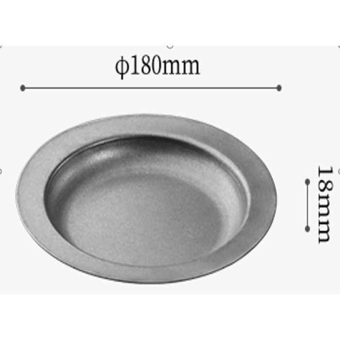 Тарілка Naturehike із нержавіючої сталі NH21SJ001