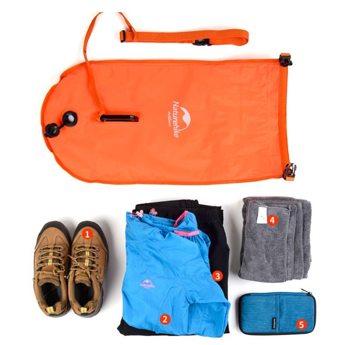 Буй-гермомішок Naturehike 18 л, помаранчевий (NH17S001-G)