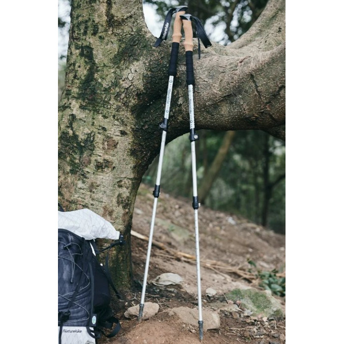 Трекінгові палиці Naturehike білі (CNH22DS002) (ціна за пару)