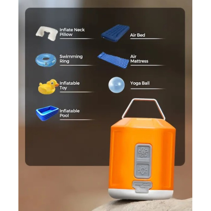 Портативний бездротовий насос/ліхтар GIGA PUMP 4.0