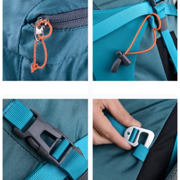 Рюкзак туристичний Naturehike 55 + 5 л чорний NH16Y020-Q