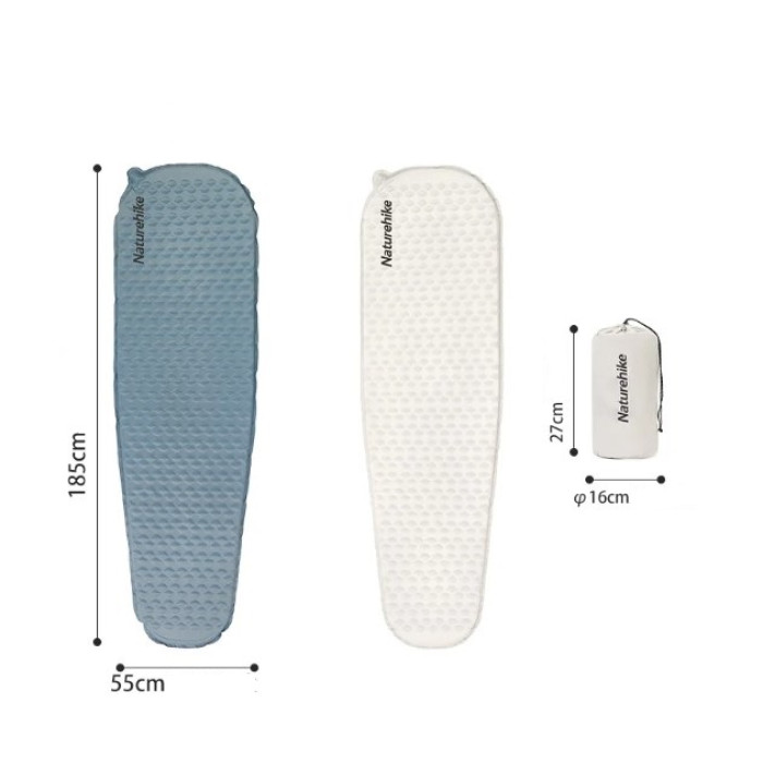 Килимок самонадувний Naturehike кокон сірий (CNK2300DZ013)