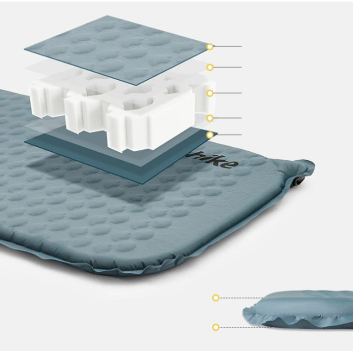 Килимок самонадувний Naturehike кокон сірий (CNK2300DZ013)