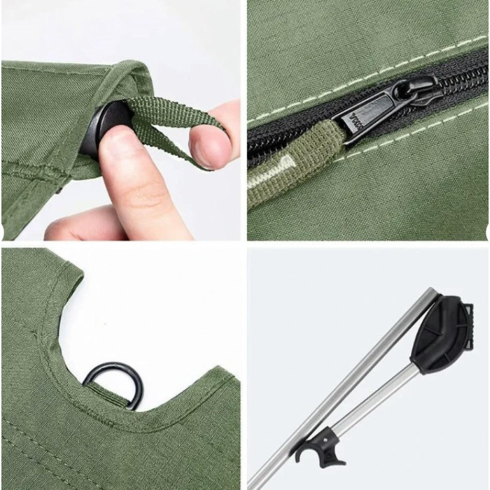 Ліжко складне Naturehike XJC05 колір зелений (NH20JJ001)