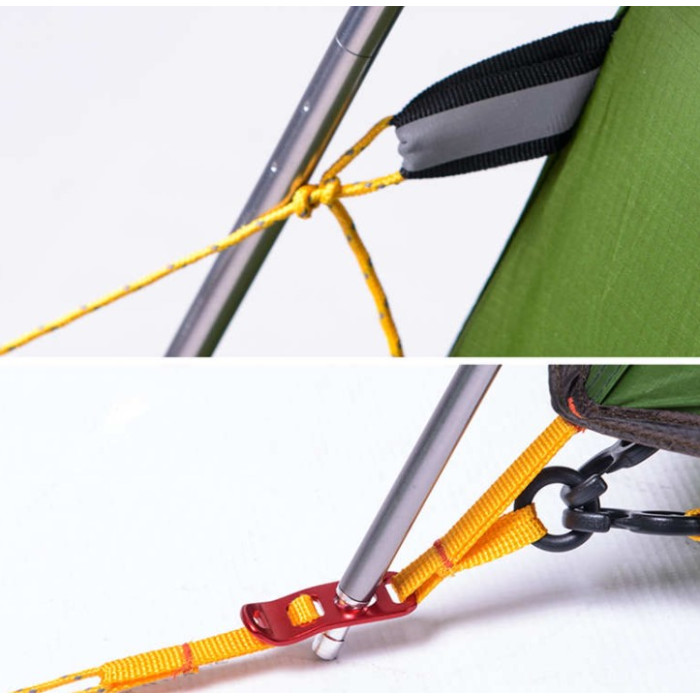 Намет двомісний зі сферичним куполом Naturehike Cloud Peak 2 зелений (NH17K240-Y)