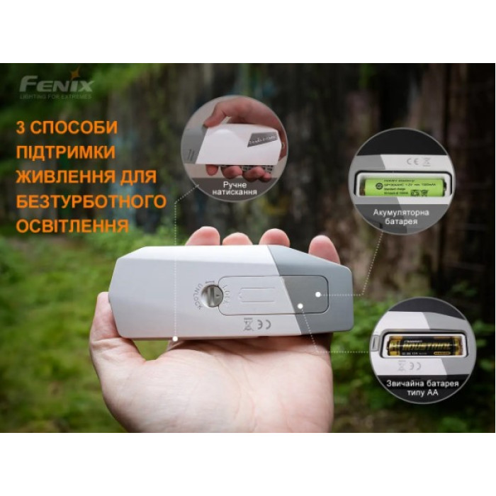 Ліхтар ручний з автономним живленням Fenix E-STAR