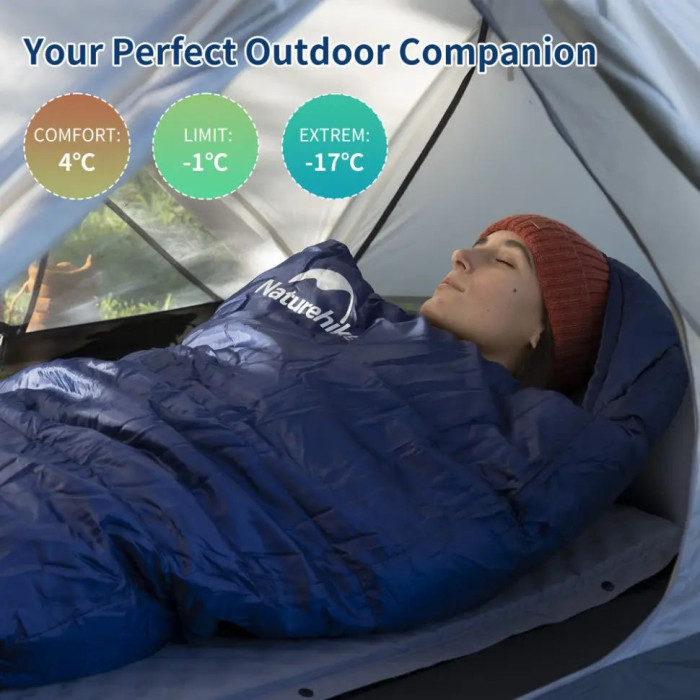 Спальник Naturehike MJ300 синій (CNK2300SD014)