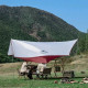 Комплект стійок для тенту сталеві оцинковані Naturehike Steel poles Updated NH19PJ042, 2,5 см х 2, 4 м, сірі (2 шт)