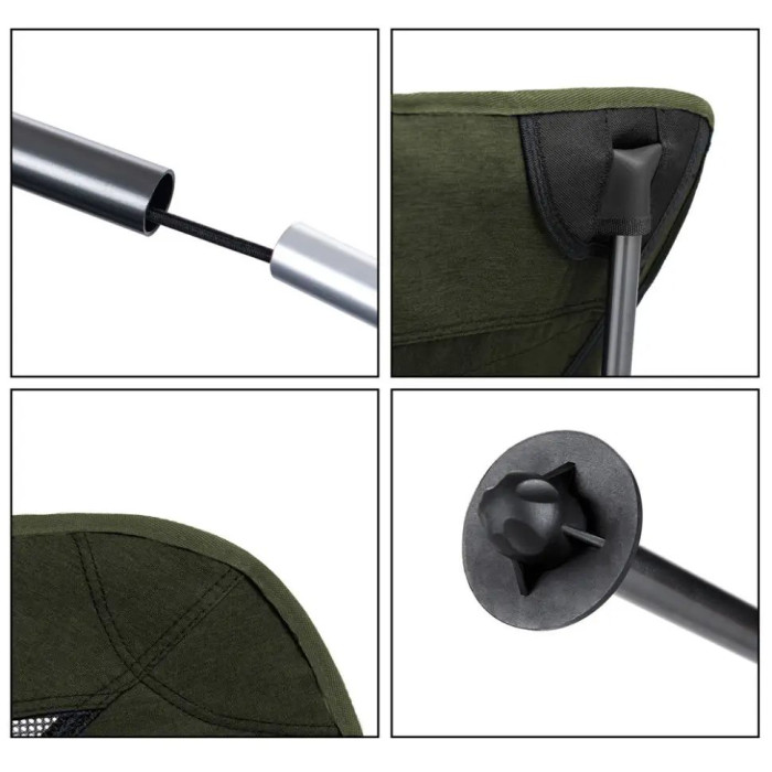 Розкладне крісло Naturehike YL06 зелене (NH18Y060-Z)