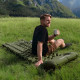 Надувний килимок Naturehike із вбудованою помпою, зелений (CNK2550WS019)