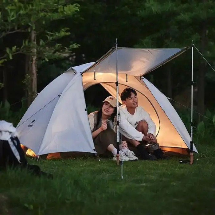 Тримісний намет Naturehike коричневий (CNK2300ZP024)