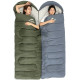 Спальний мішок Naturehike Y150L зелений лівий (NH21MSD08)