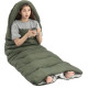 Спальний мішок Naturehike Y150L зелений лівий (NH21MSD08)
