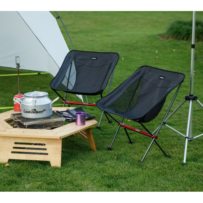 Розкладне крісло Naturehike YL05, чорне (NH18Y050-Z)