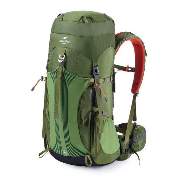 Рюкзак туристичний Naturehike 55 л + 5 л, зелений (NH16Y020-Q)