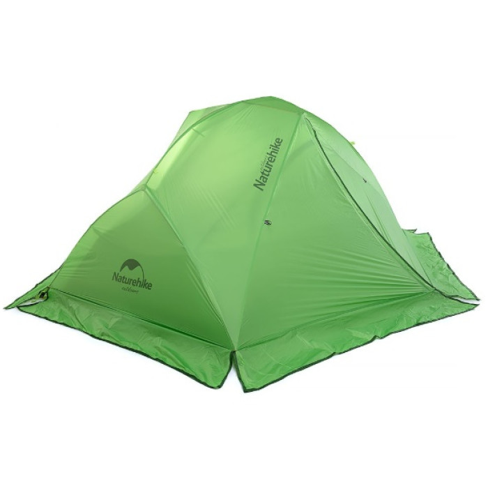 Двомісний намет Naturehike Star River 2 зі спідницею 20D нейлон зелений (NH17T012-Т)
