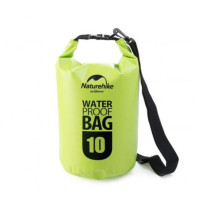 Водонепроникний мішок з ремінцем Naturehike 10 л, салатовий (FS15M010-J)