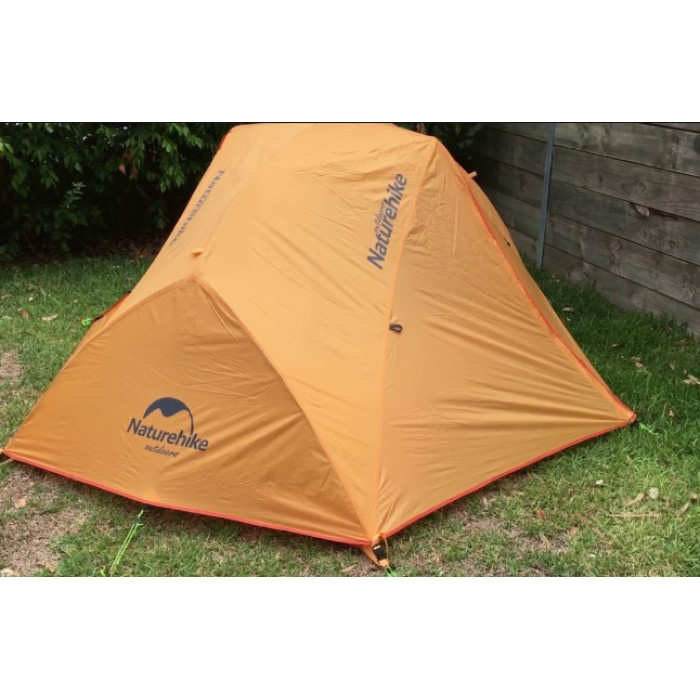 Двомісний намет Naturehike Star River 2 поліестер 210T помаранчевий (NH17T012-T)