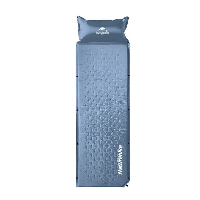 Килимок самонадувний Naturehike розмір 185 x 60 см блакитий (NH15Q002-D)