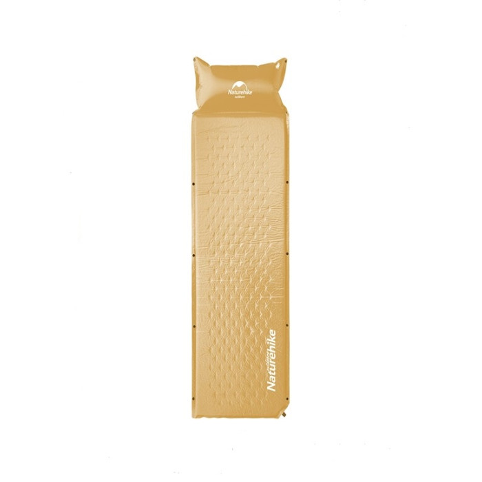 Килимок самонадувний Naturehike розмір 185 x 60 см бежевий (NH15Q002-D)