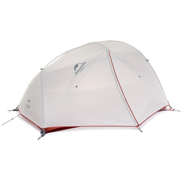 Двомісний намет Naturehike Star River 2 поліестер 210T сірий (NH17T012-T)