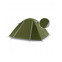Тримісний намет Naturehike P-SERIES 3 темно-зелений (NH18Z033-P)