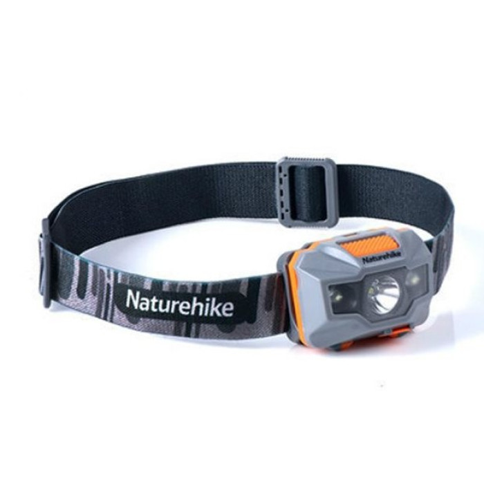 Ліхтар налобний Naturehike TD-02 Rechargeable сірий (NH00T002-D)