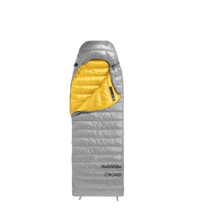 Спальник пуховий Naturehike CWZ400 розмір М сірий NH19W400-Z