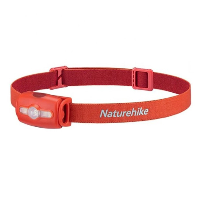 Ліхтар налобний Naturehike з вбудованим акумулятором помаранчевий (NH18T005-F)