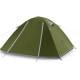 Двомісний намет Naturehike P-Series зелений (NH18Z022-P)
