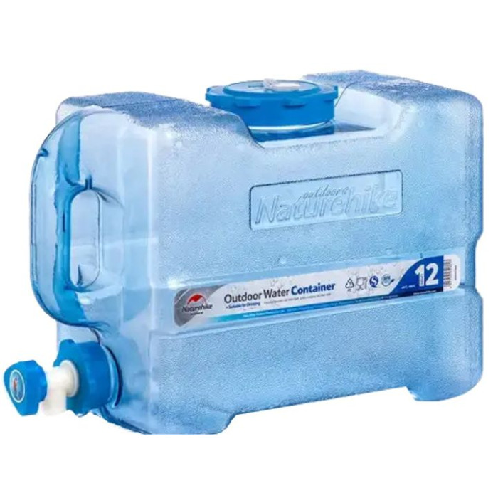 Каністра для води Naturehike PC7 12 л, синя (NH18S012-T)