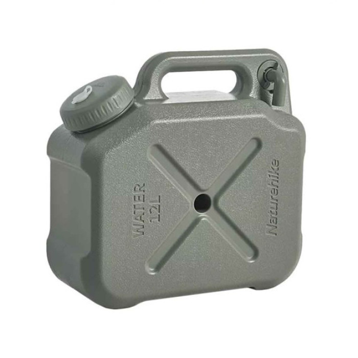 Каністра для води Naturehike 12 літрів, зелена (CNH22CJ018)