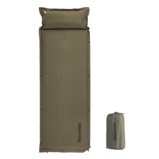 Килимок самонадувний з подушкою Naturehike ромір 192 х 65 см, зелений (CNK2300DZ014)